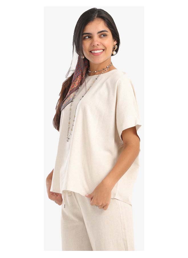 Clue Elegant Solid Blouse  - Image 3