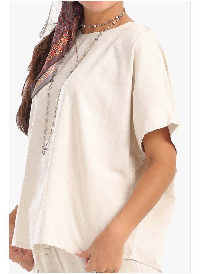 Clue Elegant Solid Blouse  - Image 4