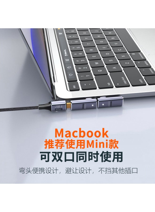 Type-c Magnetic Usb4 Adapter 24pin Thunderbolt 4 Thunderbolt 3 Suitable For Asus Apple Laptop M - Image 2
