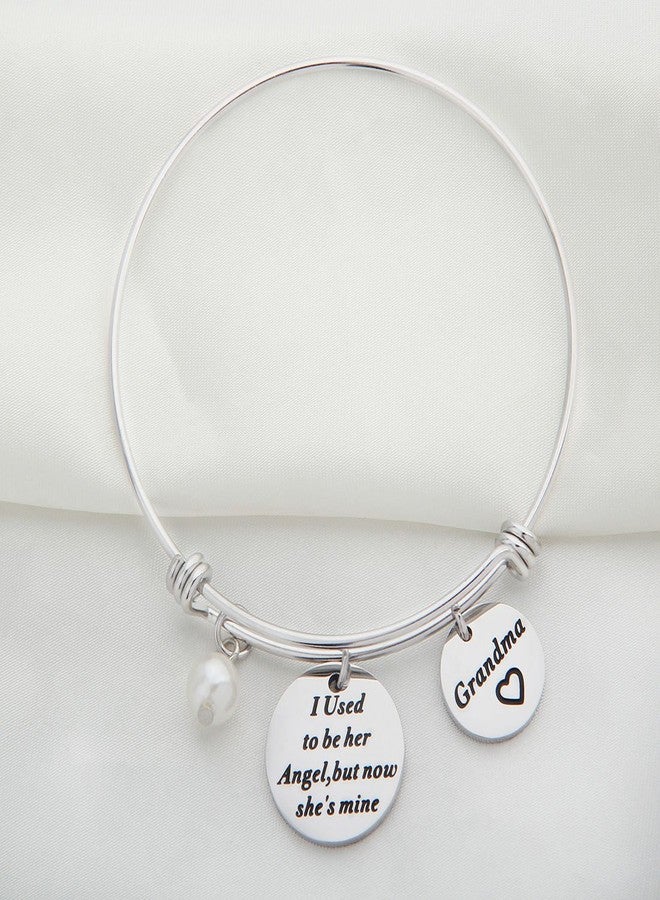 WUSUANED Memorial Jewelry I Used to Be His/Her Angel Bracelet in Memory of Loved One Grandpa Grandma Sympathy Gift - Image 2