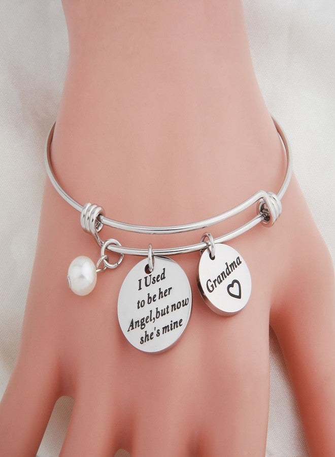 WUSUANED Memorial Jewelry I Used to Be His/Her Angel Bracelet in Memory of Loved One Grandpa Grandma Sympathy Gift - Image 5