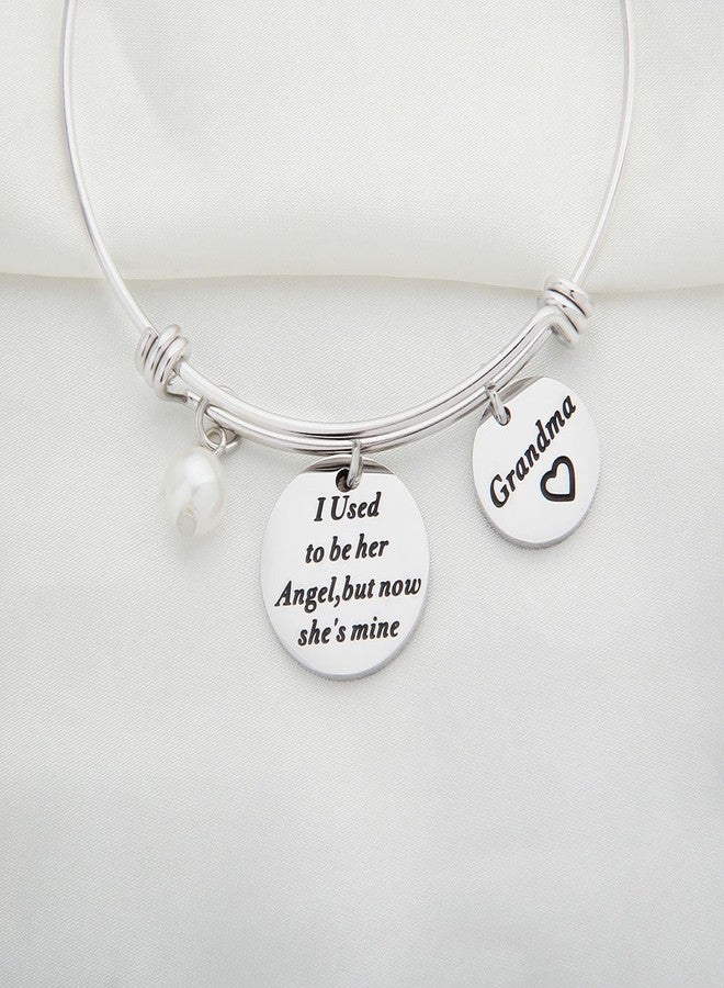 WUSUANED Memorial Jewelry I Used to Be His/Her Angel Bracelet in Memory of Loved One Grandpa Grandma Sympathy Gift - Image 3