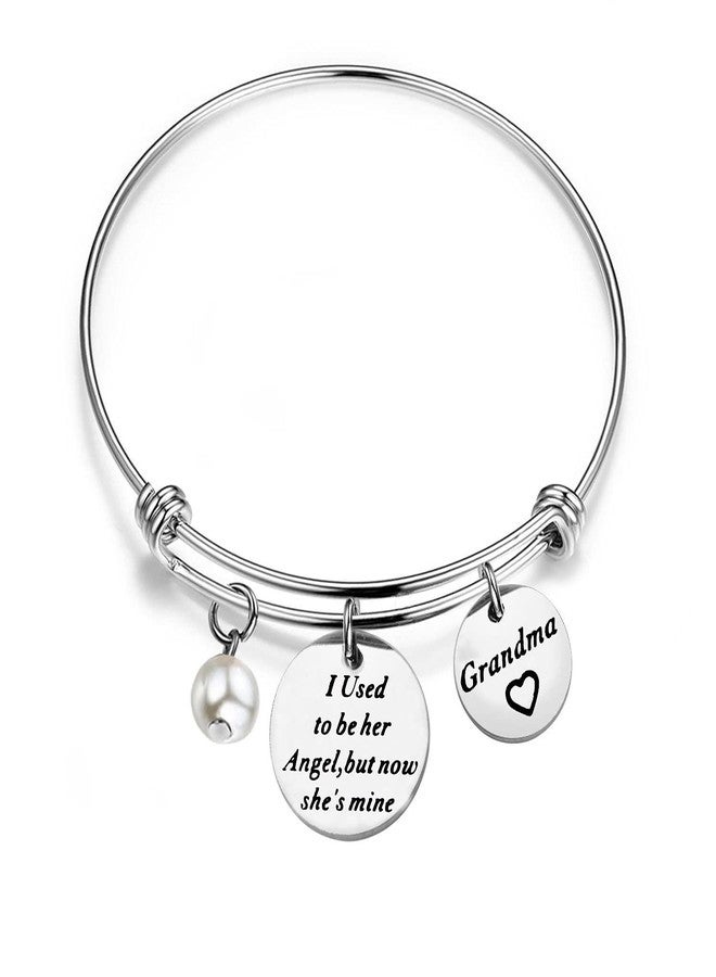 WUSUANED Memorial Jewelry I Used to Be His/Her Angel Bracelet in Memory of Loved One Grandpa Grandma Sympathy Gift - Image 1