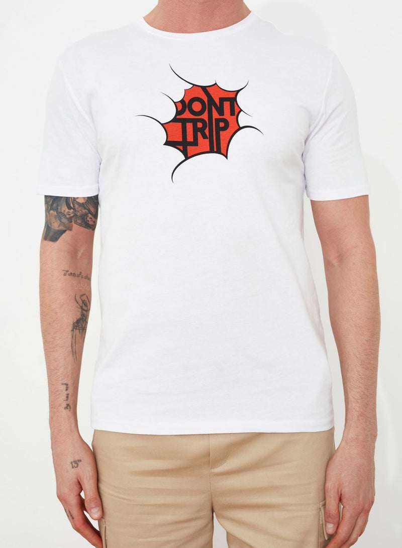 trendyol Graphic Crew Neck T-Shirt - Image 3