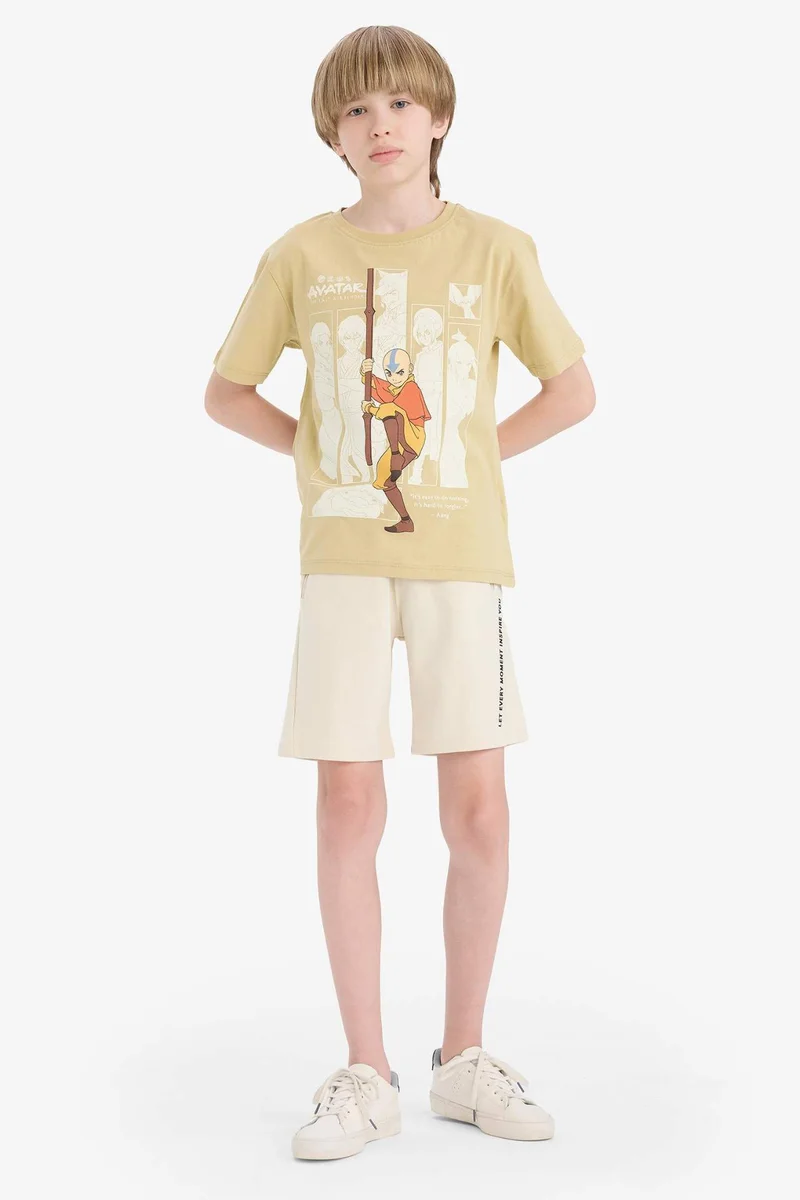 ديفاكتو Boy Elastic Waist Printed Shorts