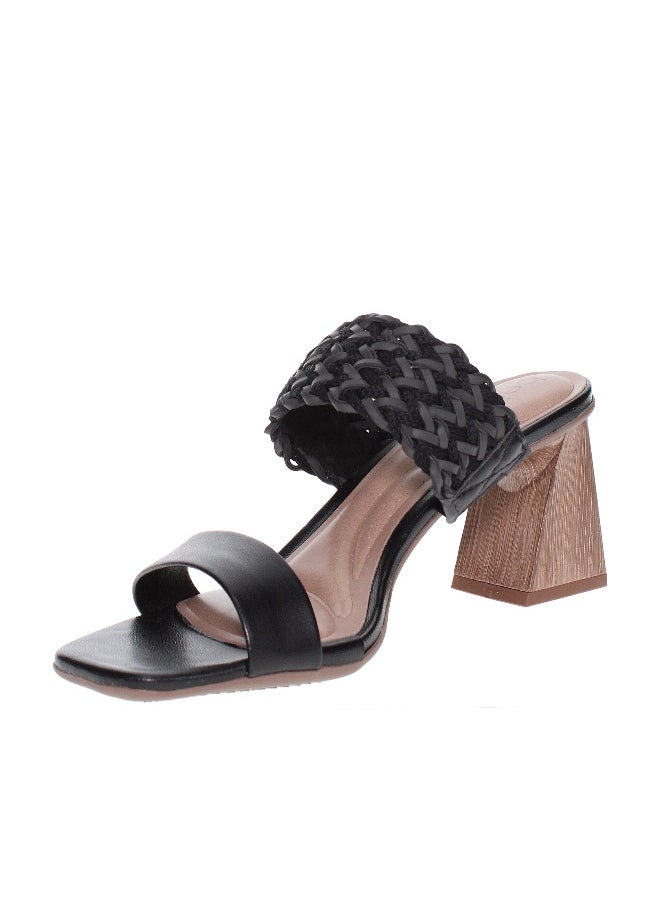 Beira Rio Beira Rio Ladies High Heel Sandals Black | Made In Brazil  - Image 2