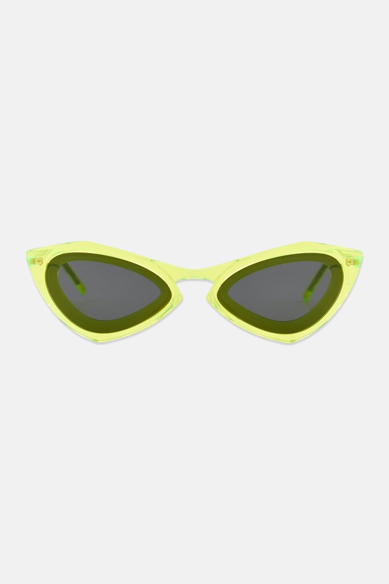 CALVIN KLEIN Men BC497844 Cat Eye Uv Protection Sunglasses, Yellow - Image 1