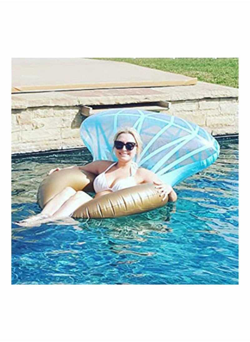 SYOSI - Large Inflatable Diamond Ring Swimming Ring Floating Bed Float Pool Lounger Giant Floats Ride Boat Raft for Pool Party Beach Swimming Pool Toys for Adult and Kids - Image 1