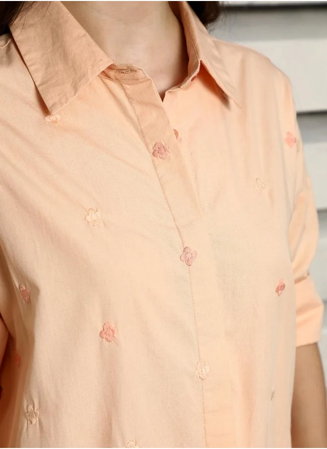 هاي ستار Women Apricot Shirts