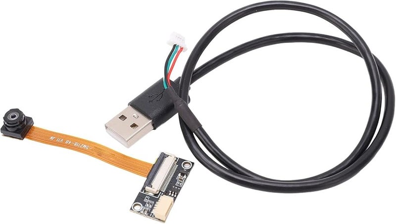 كاميرا ويب USB بدقة 5 ميغابكسل مع تركيز تلقائي وزاوية عريضة 180 درجة باللون الأسود، جاهزة للاستخدام ومتوافقة مع أنظمة متعددة - Image 1