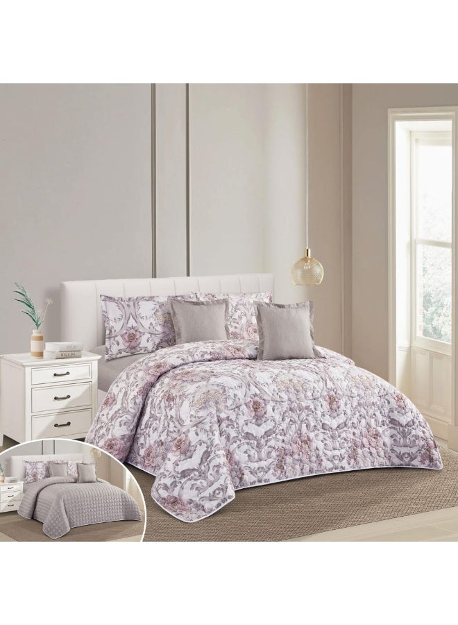 Moon Summer single and a half quilt, plain, compressed, consisting of 4 pieces, to give you a refreshing summer, size 170*210 cm - Image 1