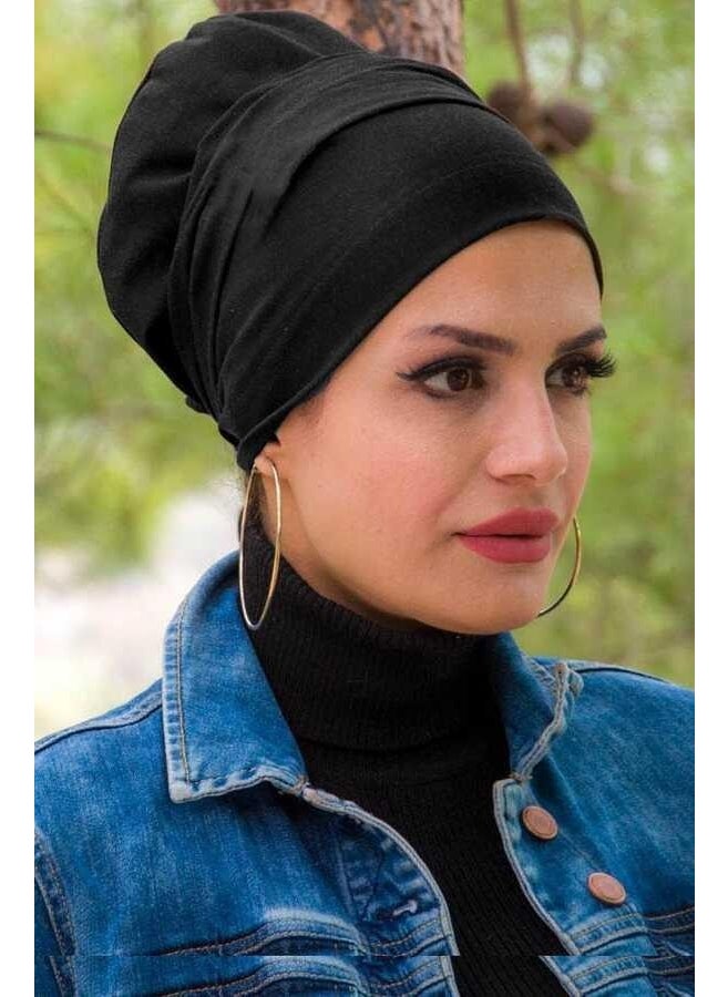 Aişe Tesettür Aisha Hijab Large Size Non-Slip Bonnet - 40500  - Image 3