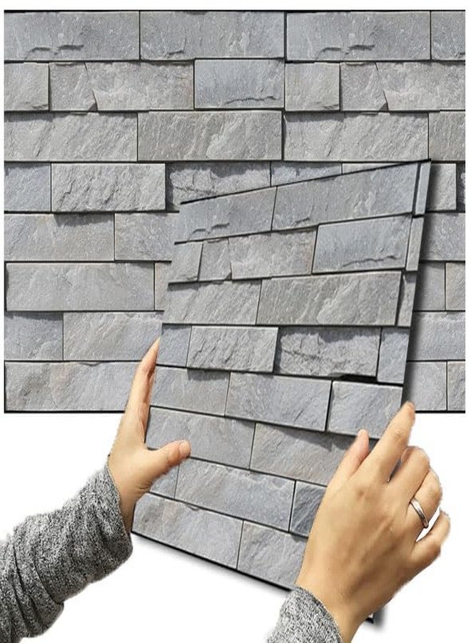szgwtk 10 Pack 3D Wallpaper Peel and Stick,3D Self-Adhesive Wall Panel,Waterproof Self Adhesive Decorative Wall Panelsfor Interior Wall Decor,Living Room,TV Background,Study Room. - Image 1
