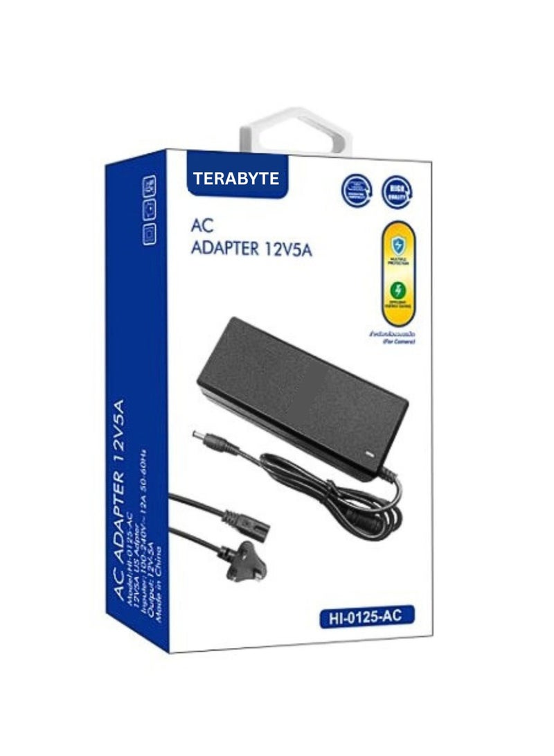 Terabyte 12V 2A UK Power Supply Adapter, AC 100-240V to DC 12V - Image 1