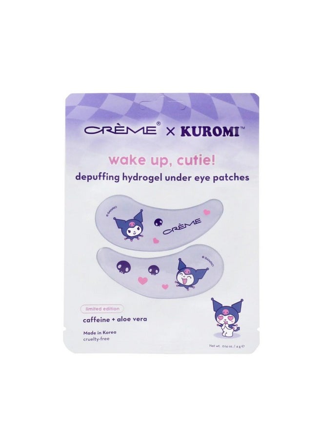 The Creme Shop X Kuromi Depuffing Hydrogel Under Eye Patches Hydrating Under Eye Patches Under Eye Patches For Puffy Eyes (Pack Of 3) 