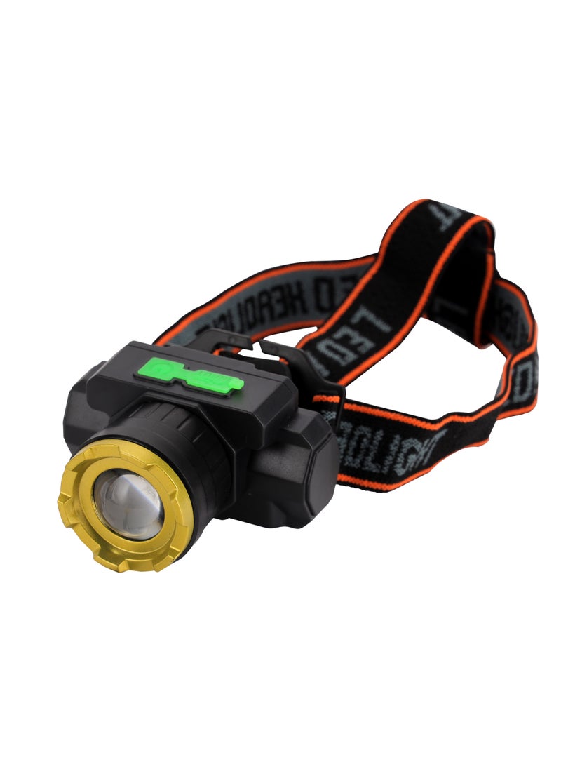 Epsilon - Multifunctional Bright Head Light- EPSHL160 10 W Power, Headlamp with Angle Adjustment and Easy to Use Waterproof, Compact, Portable and Light-Weight Design - Image 1
