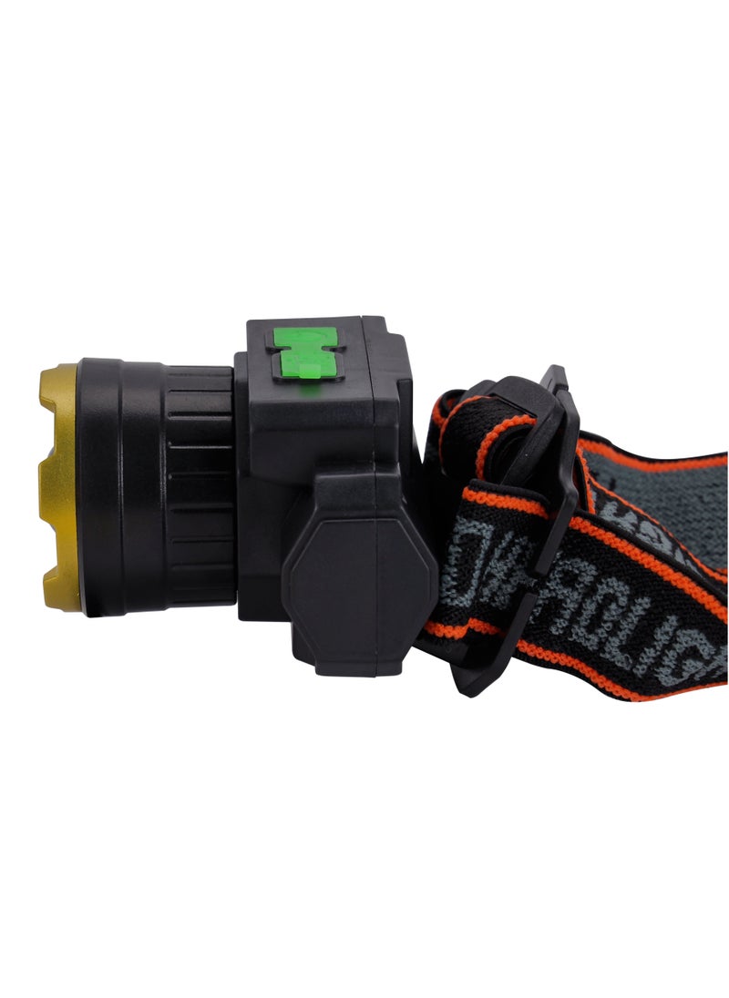 Epsilon - Multifunctional Bright Head Light- EPSHL160 10 W Power, Headlamp with Angle Adjustment and Easy to Use Waterproof, Compact, Portable and Light-Weight Design - Image 1