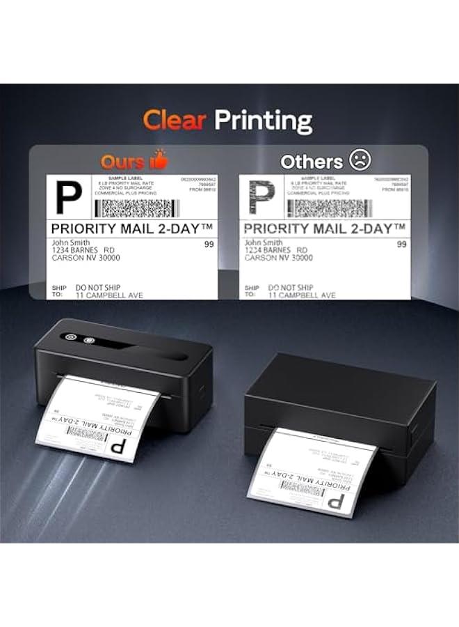 phomemo Bluetooth Shipping Label Printer 4X6 Upgraded, 2025 New Version Thermal Label Printer for Small Business and Shipping Package, Support iOS, Android, Windows, Mac, Compatible with , Shopify, USPS - Image 3