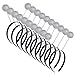 jiebor 10Pcs Alien Headband Martian Antennas Headband Space Costume Accessories Glitter Ball Head Boppers for Party Women Adult Silver - Image 3