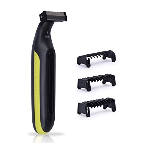 Havells UniBlade (Shaver cum Trimmer) | Rechargeable battery | 60 minutes Runtime | For Wet and Dry shave (IPX6) | 3 Trimming Combs | Travel friendly pouch | Black and Yellow | ST7000 - Image 1
