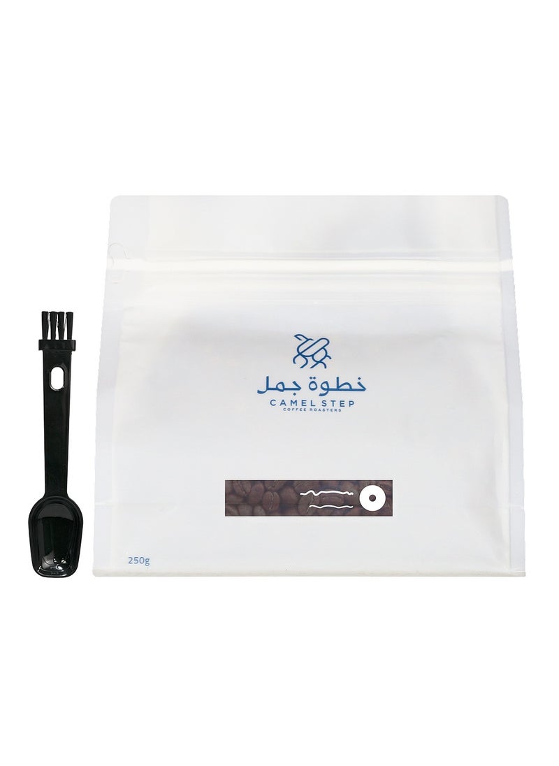 CAMEL STEP COFFEE ROASTERS Colombia Las Palmas Coffee by Camel Step Roastery 250g – Whole Beans with Fruity Apple Notes + Coffee Measuring Spoon 