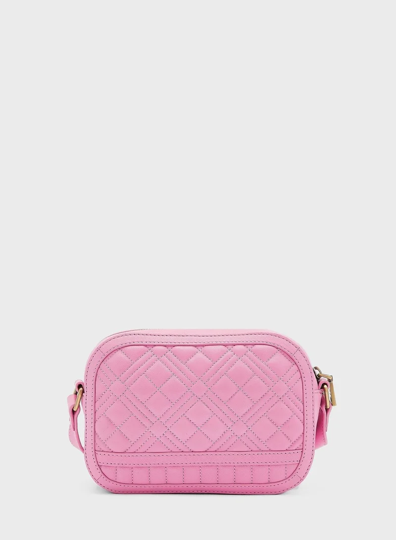 Love Moschino Heart Pattern Cosmetic Bag