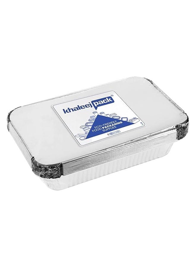 Khaleej Pack Aluminium container 890ml  Pack of 10 Pcs - 8389 - Image 3