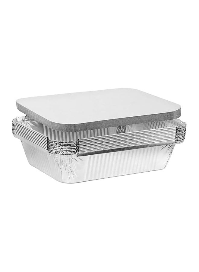 Khaleej Pack Aluminium container 890ml  Pack of 10 Pcs - 8389 - Image 4