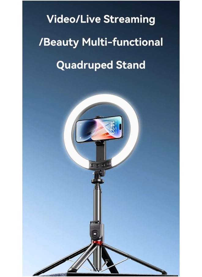 Usams 10inch Live Stream Stand Photography Right Light Selfie Tiktok Living Video Fill Light 10 Inch Led Ring Light  - Image 2