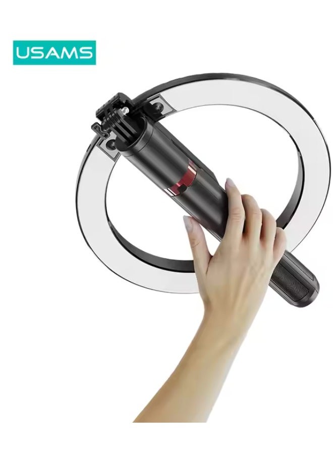 Usams 10inch Live Stream Stand Photography Right Light Selfie Tiktok Living Video Fill Light 10 Inch Led Ring Light  - Image 3