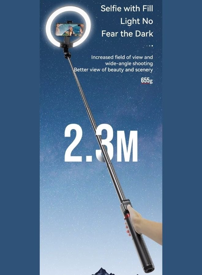 Usams 10-Inch LED Ring Light with Remote Control and Extendable Tripod Stand – 64 LED Beads, 3 Light Modes (Warm/Neutral/Cool), 2.3 Meter Adjustable Height, 1200mAh Rechargeable Battery, Phone Holder Compatible with iPhone, Samsung, Android for Live Streaming, Makeup, Vlogging, Photography  - Image 5