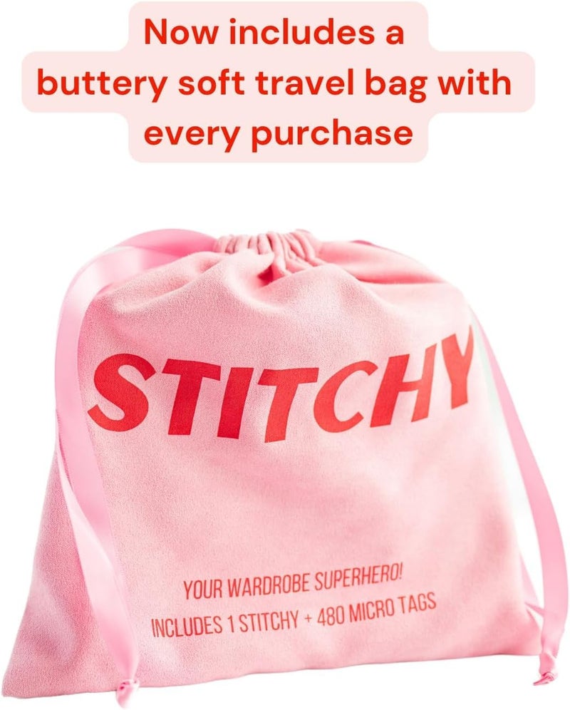 tucky Stitchy No-Sew Hemming Tool- Easy, Portable, Professional-Grade Tagging Gun for Quick, Temporary Hems on Pants, Skirts, Dresses, and Sleeves - Image 2