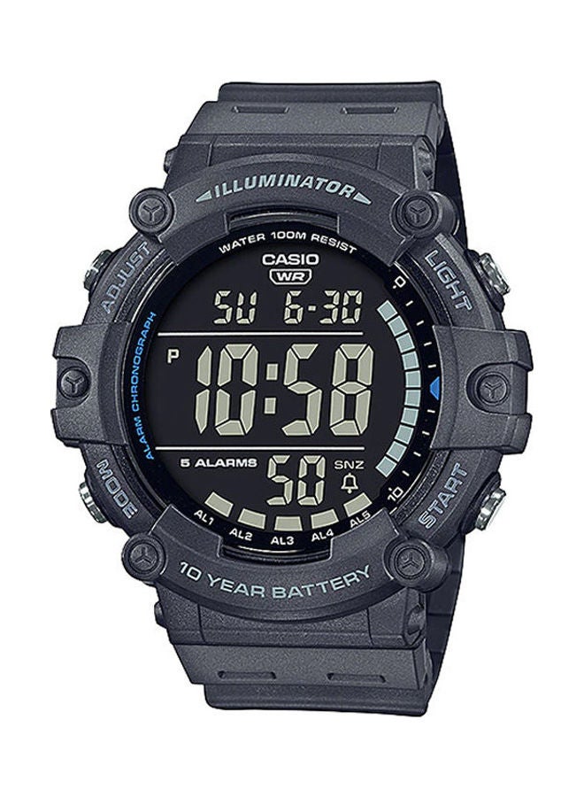 CASIO Men Rubber Digital Watch Ae-1500Wh-8Bvdf - Image 1