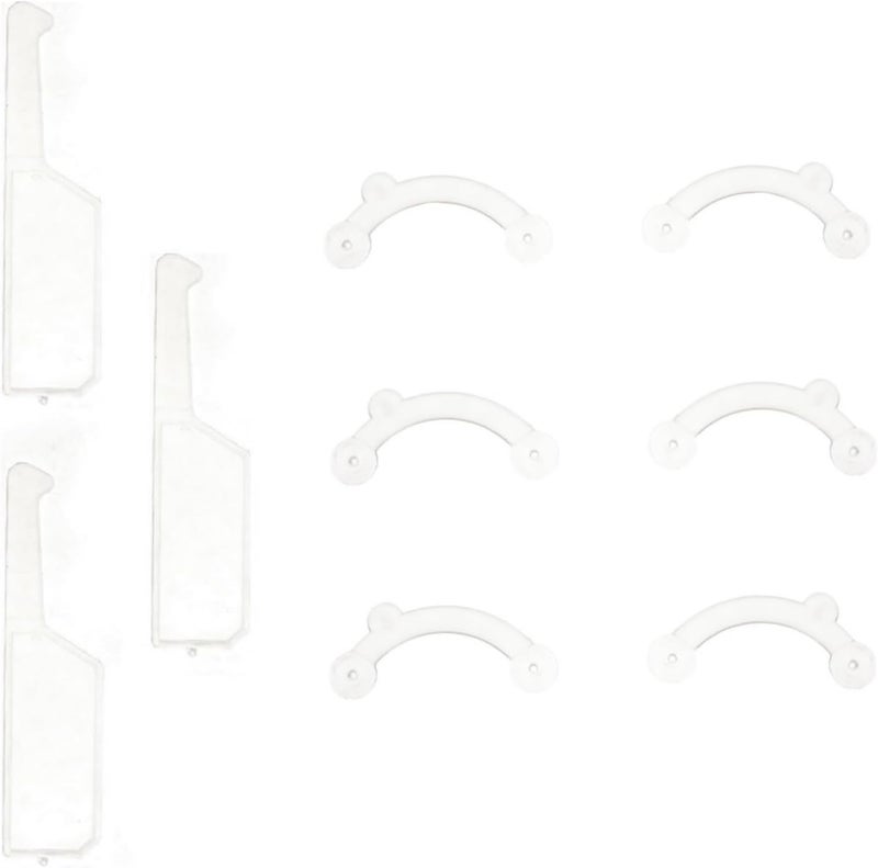 VANANA 3 Sizes Invisible Nose Lifter, Soft Silicone Nose Sharper Straightening Nose Up Corrector Tool, Comfortable Easy Install Removable (White (All Size L))