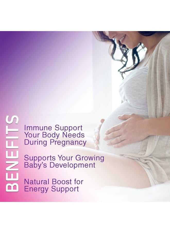 Nature's Nutrition Folic Acid Prenatal Gummy for Women - Prenatal Vitamin Gummies With Folate - Pregnancy Support Supplement with Vitamins C, D3, B6, B12 & Omega 3 Prenatal Multivitamin, Non-GMO - 60 Gummies - Image 5