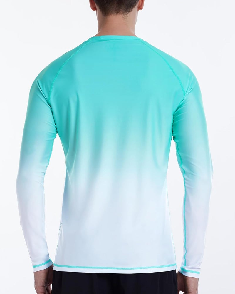 Roadbox Men's Rash Guard Short Sleeve, UPF 50+ UV Sun Protection SPF Shirts, Quick Dry Lightweight Fishing Swim T-Shirt - Image 2