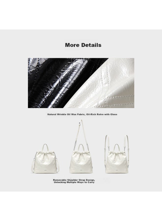 Just Star Zhao Zhaoyi's Same Style Backpack For Women, New Light Luxury Lightweight Travel Backpack, School Bag, Birthday Gift - Image 4