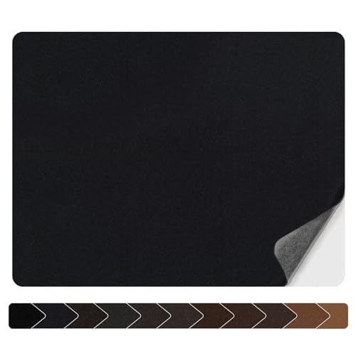 Numola Leather Repair Patch 8×11 inch Self-Adhesive Leather Repair Tape, Scratch/Holes Vinyl Repair Kit for Couch, Car Seat, Sofas, DIY Furniture Upholstery, Chair, Jackets, First-aid (Black) - Image 1