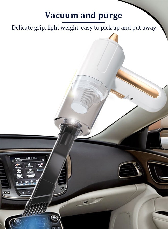 High-power multi-function cordless vacuum cleaner Cordless Car Vacuum Cleaner - Rechargeable Dustbuster - Suction and Blow Function - Handheld Vacuum Cleaner - Image 2