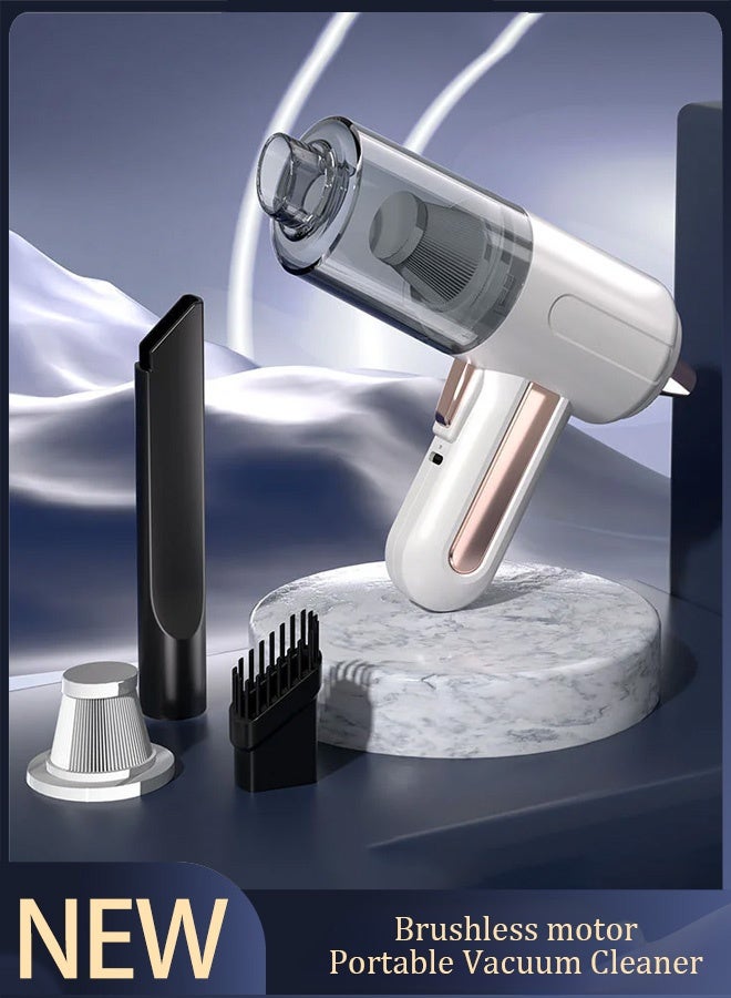 High-power multi-function cordless vacuum cleaner Cordless Car Vacuum Cleaner - Rechargeable Dustbuster - Suction and Blow Function - Handheld Vacuum Cleaner - Image 1