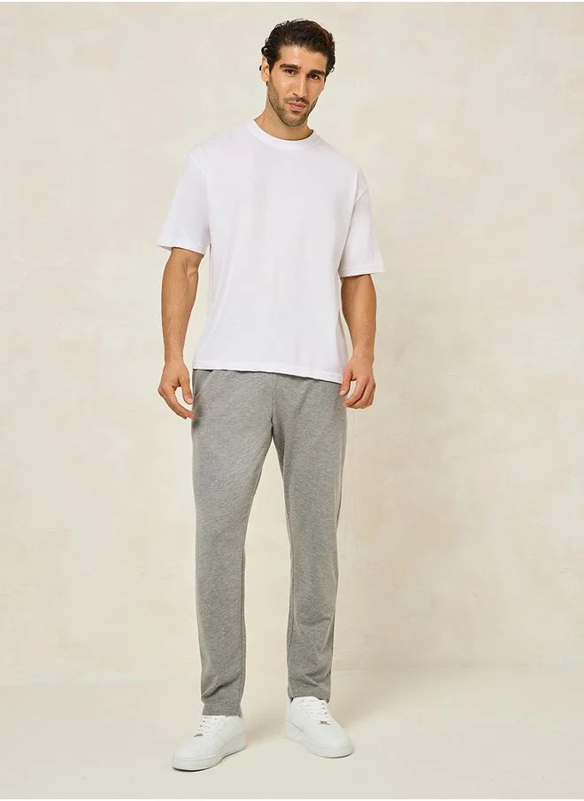 Styli Eco Earth Slim Terry Open Hem Jogger with Welt Pockets