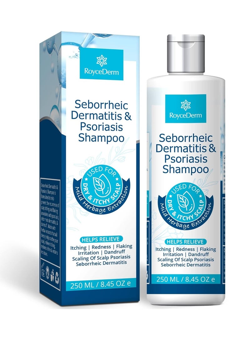 Roycederm - Roycederm Scalp Care Bundle: Psoriasis Shampoo & Conditioner for Dry, Itchy Scalp Relief - Image 1