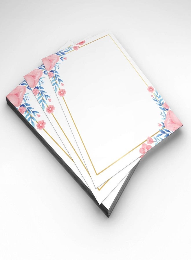 alterEgo Stationery Letter Writing Kraft Paper and Envelopes for Poems, Lyrics, Invitation, Expressing Gratitude Envelopes (A5 Size, Watercolor Cornflower) -Pack of 24 - Image 4