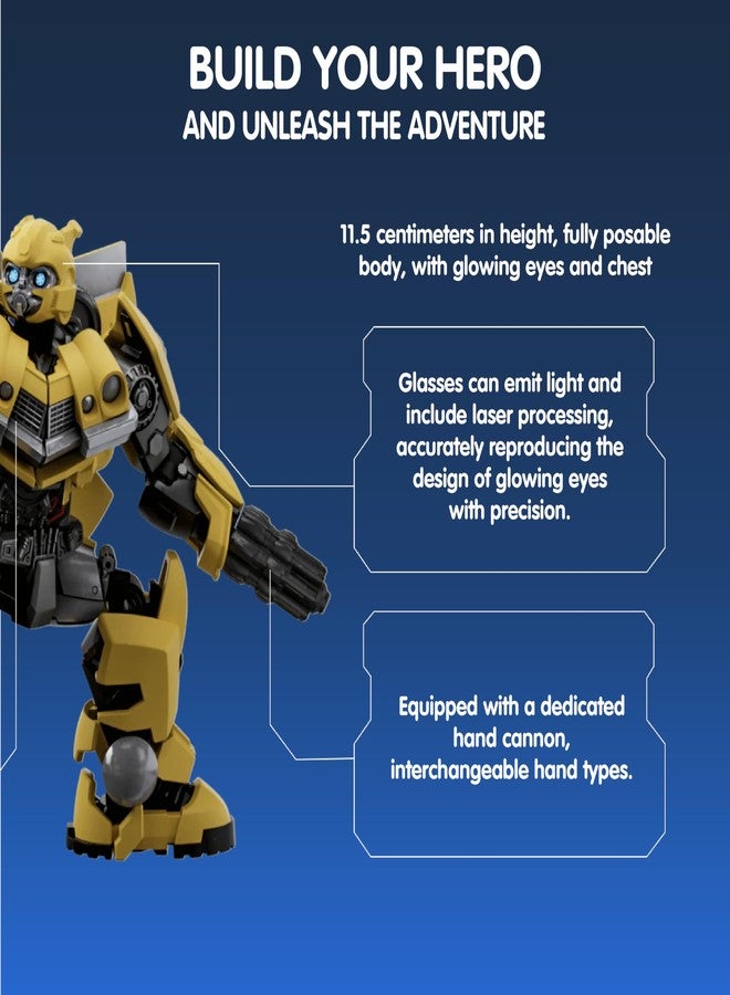 BLOKEES Transformers Classic Class Model Kit | Bumblebee Action Figure Building Toy for Kids | Ages 12+ - Image 4