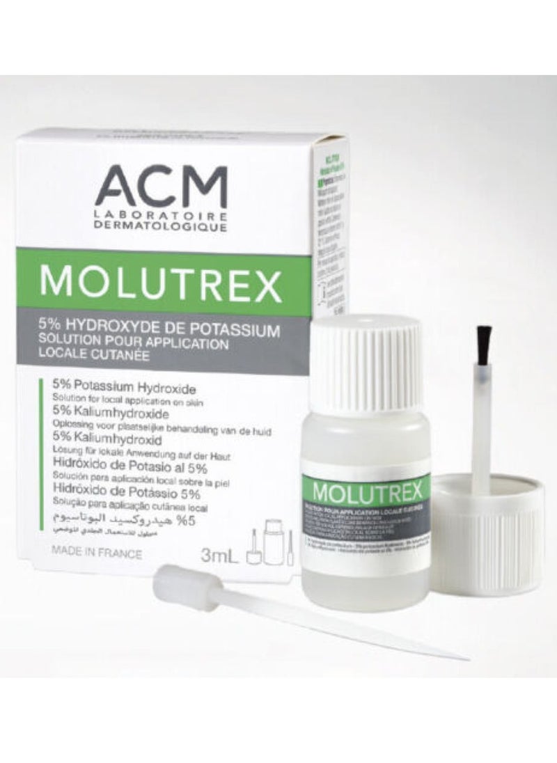 ACM Molutrex solution for the treatment of warts 3 ml 
