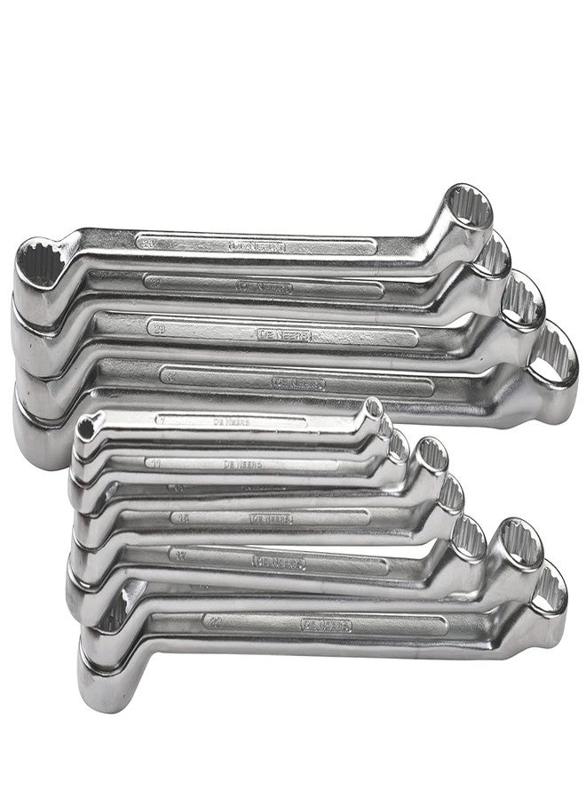 VTH WITH TAGLINE ABSOLUTE TOOLING SOLUTIONS مجموعة مفاتيح ربط حلقية VTH DN 13-12M (مجموعة من 12 قطعة. من 6x7 إلى 30x32 مم) - Image 1