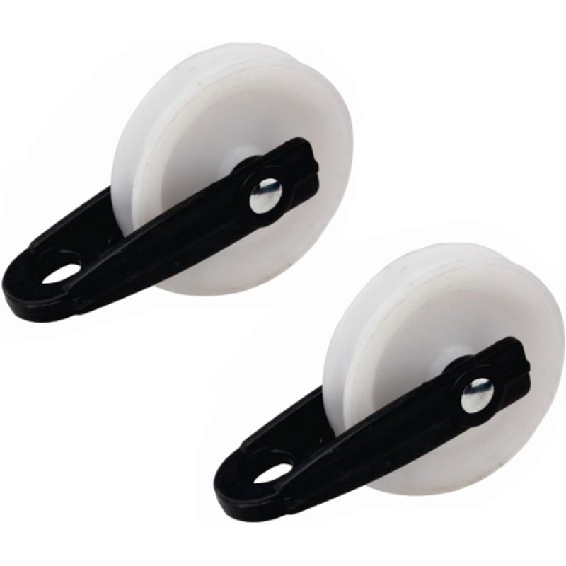 2Pcs Nylon Clothesline Pulley Kit Outdoor Puller Rope Wire Rope Clothes Drying Line - Image 1