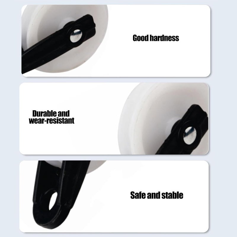 2Pcs Nylon Clothesline Pulley Kit Outdoor Puller Rope Wire Rope Clothes Drying Line - Image 2