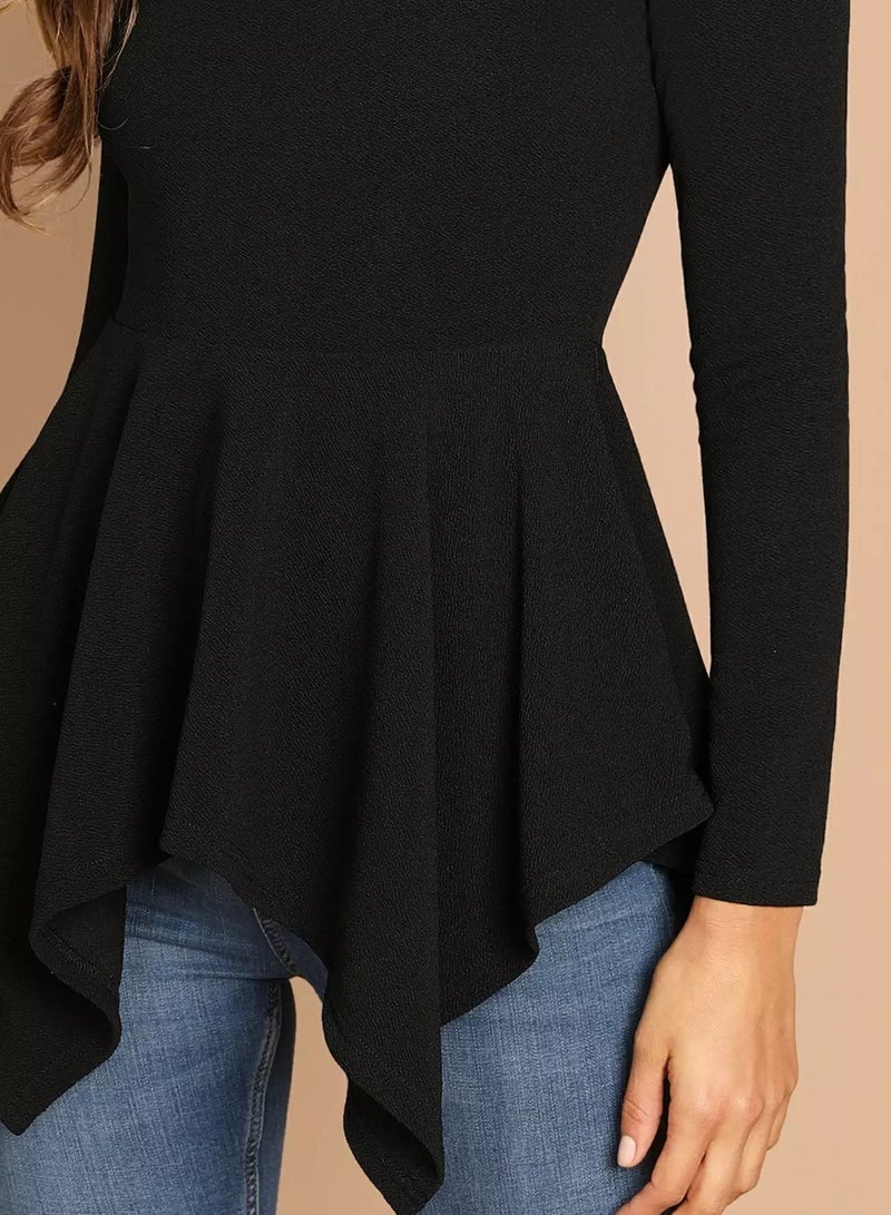 Hanky Hem Peplum Tee