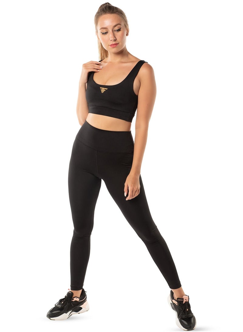Fit Freak - Black basic legging - Image 1